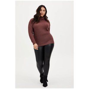 TORRID Walnut Long Sleeve Turtleneck Pullover Sweater sz 2X NEW Women's Plus